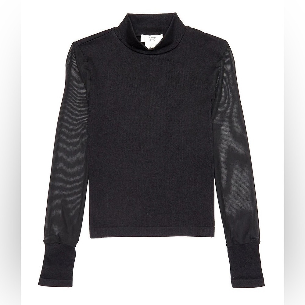 NWT A Loves A Black Lomg Sleeve Shirt sz S